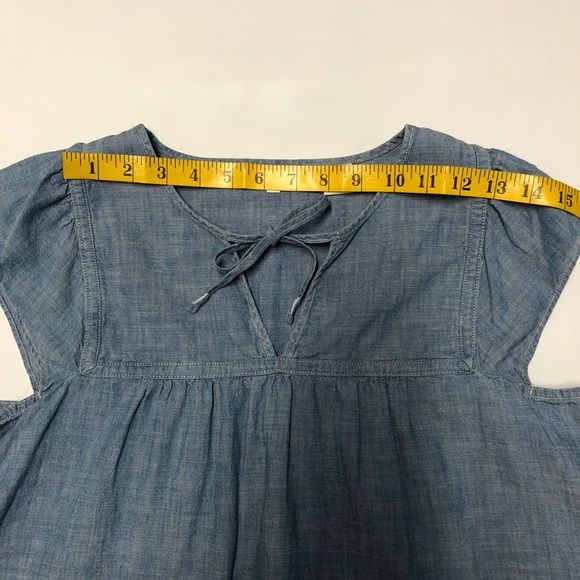 Levi’s Rachel Flutter - sleeveless top blouse size M - Picture 5 of 11